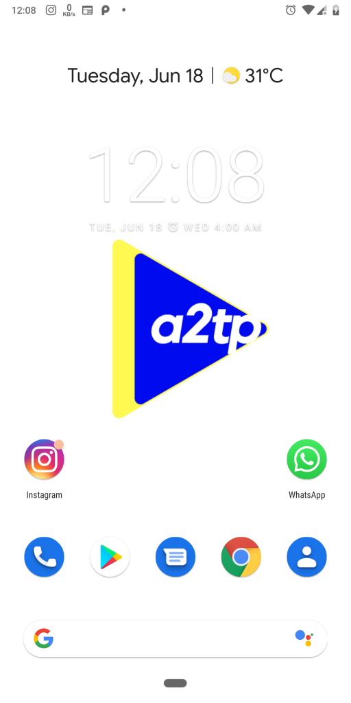 Android Pie Installed