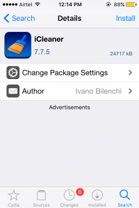 ICleaner Tweak