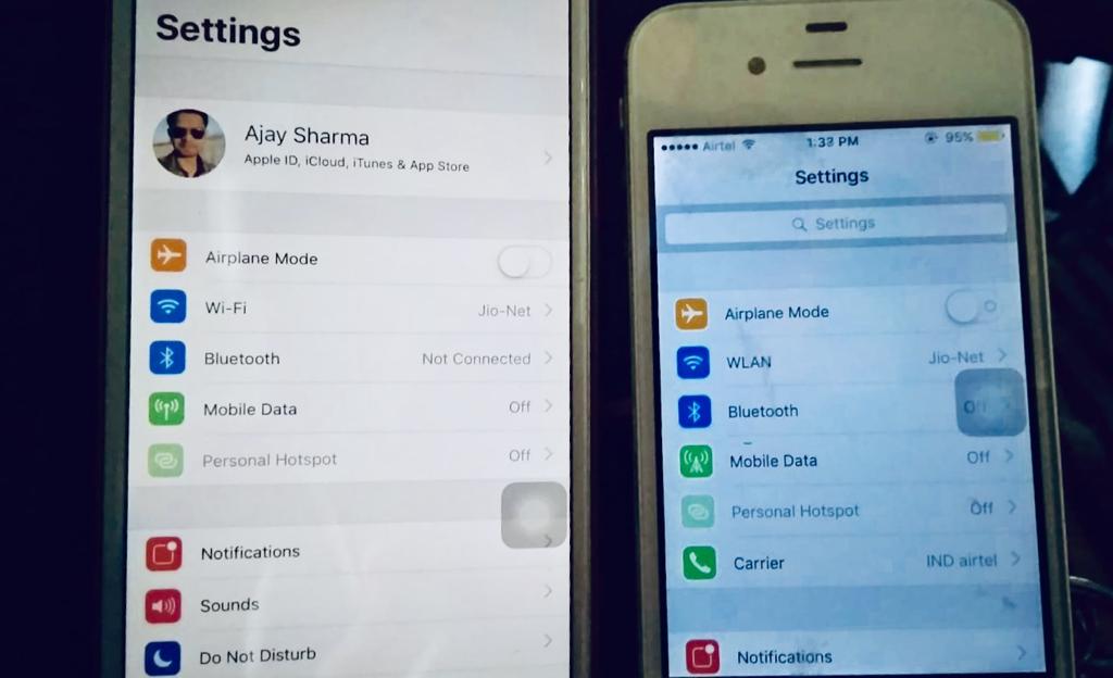 iPhone 6 v/s 4s
