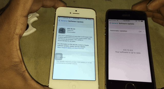 iPhone 5 iOS 10 vs iPhone 5s iOS 12
