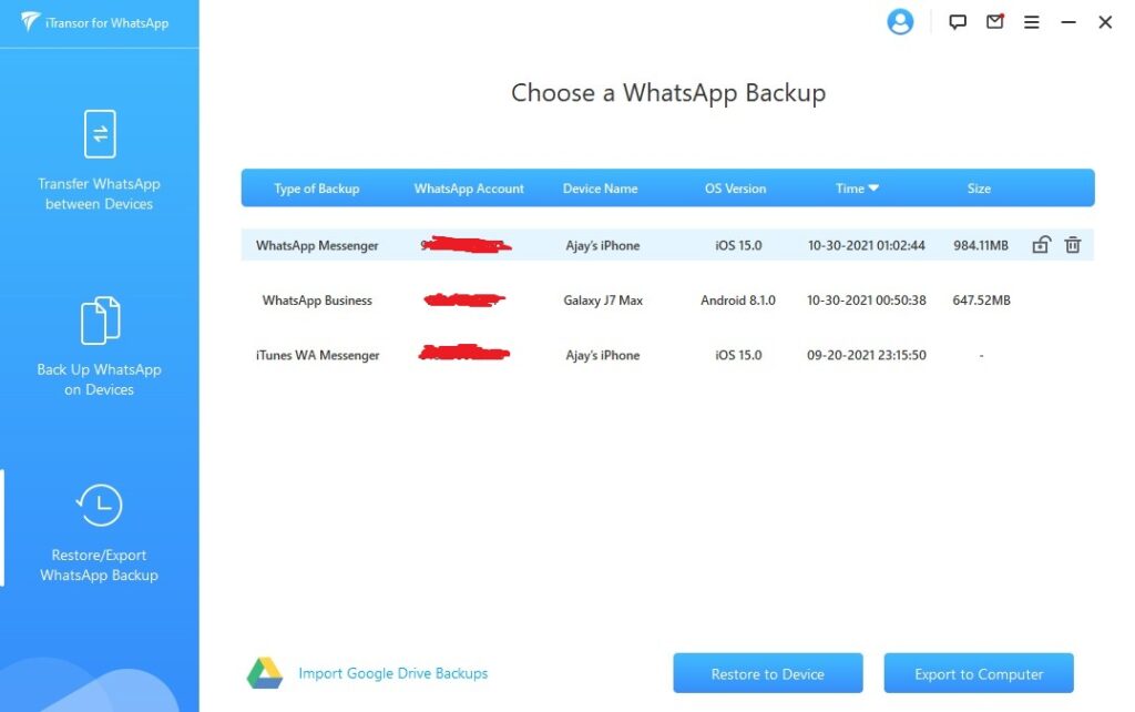 Export WhatsApp Chat