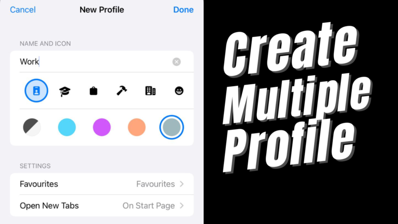How to Create Profile in Safari on iOS 17