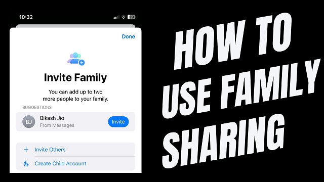 What is Family Sharing How to Use in iPhone/iPad iOS 17